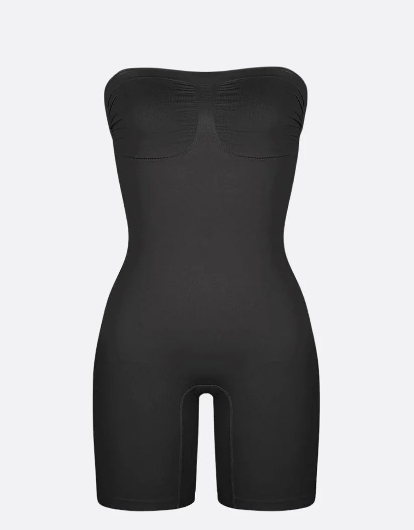 Strapless and Seamless Full Bodysuit Shapewear.